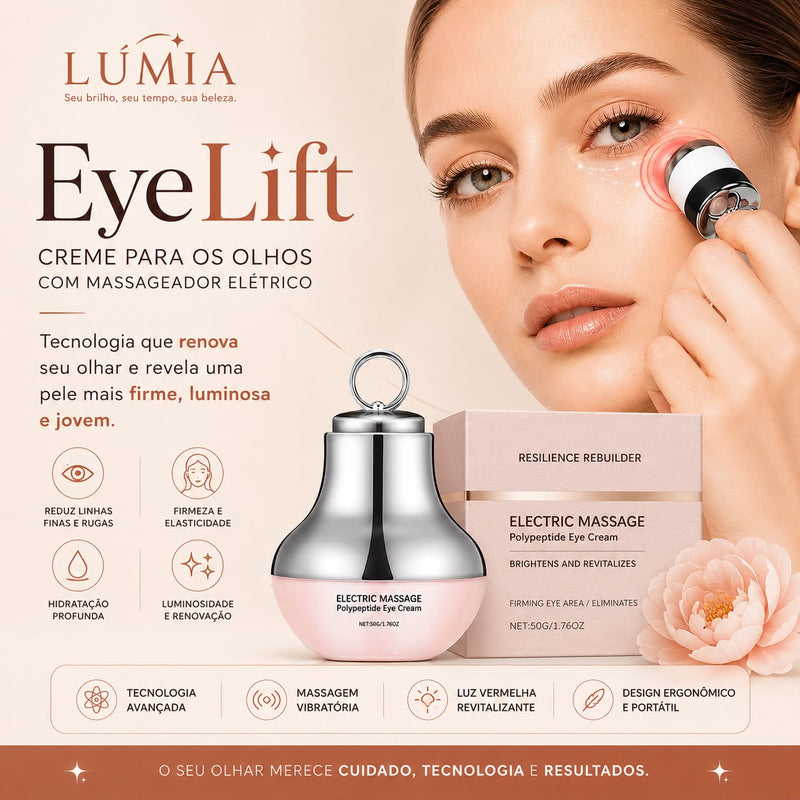 EyeLift Collagen™ – Creme Para Área dos Olhos com Massagem Elétrica