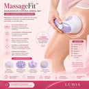 MassageFit™ | Massageador Corporal Orbital 360º Com 4 Acessórios - Profissional