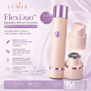 FlexDuo™ | Depilador Elétrico Feminino com Navalha Dupla Recarregável