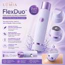 FlexDuo™ | Depilador Elétrico Feminino com Navalha Dupla Recarregável