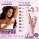 FlexDuo™ | Depilador Elétrico Feminino com Navalha Dupla Recarregável