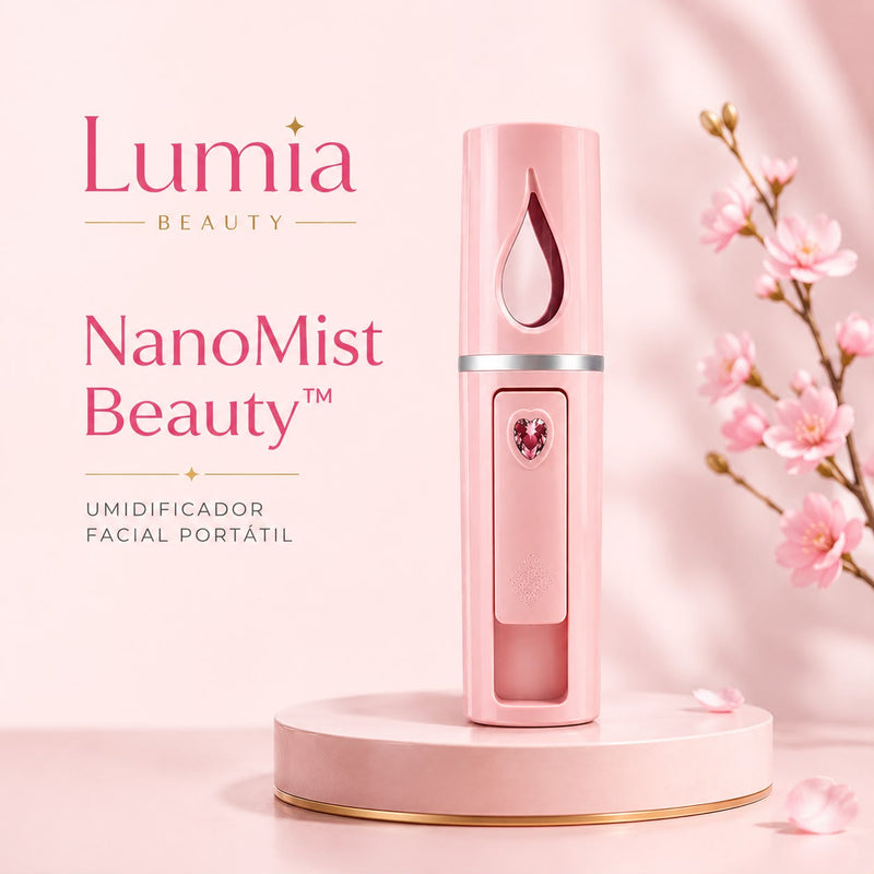 NanoMist Beauty™ – Umidificador Facial Portátil Recarregável