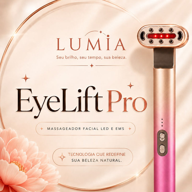 EyeLift Beauty Pro™ – Dispositivo Inteligente de Microcorrente EMS para Área dos Olhos