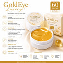 GoldEye Luxury™ – Kit 60 Pares de Máscaras para Olhos 24K