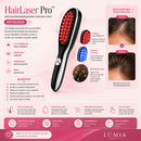 HairLaser Pro™ | Escova Massageadora Capilar 4 em 1 Antiqueda