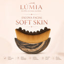 SoftSkin™ Escova Drenagem facial e efeito lifting em um único cuidado diário.a de Massagem para Drenagem Linfática, Ergonômica e Macia para Contorno Facial e Mandíbula,